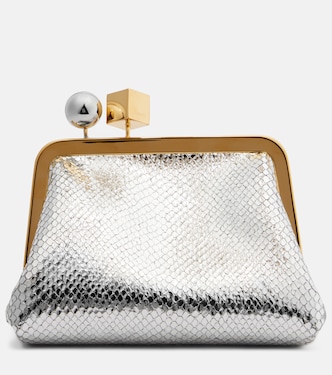 Berlingot Small metallic leather clutch | Jacquemus