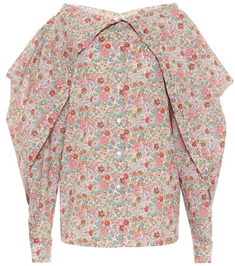 Blusa a stampa floreale in cotone | Y/Project