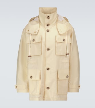Parka Bart de popelín de nylon | Nanushka