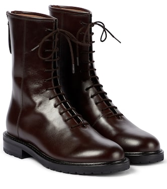 Lace-up leather ankle boots | Legres