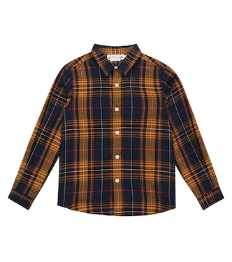 Chemise Tango en coton et lin à carreaux | Bonpoint