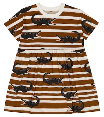 Printed cotton jersey dress | Mini Rodini