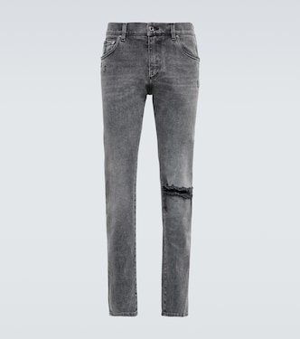 Jeans slim con rotos | Dolce&Gabbana