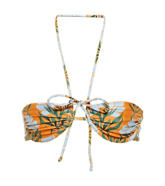 Top de bikini Bronce floral | Agua by Agua Bendita