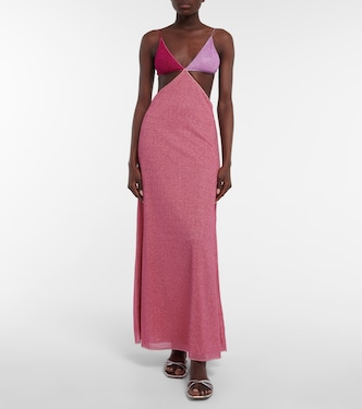 Vestido largo con aberturas | Oséree