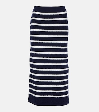 Falda midi de lana trenzada | Polo Ralph Lauren