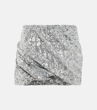 Mini-jupe à sequins | The Attico