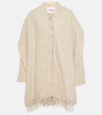 Faty scarf-detailed wool-blend coat | Marant Etoile