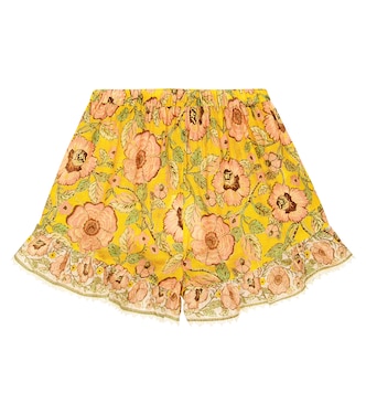 Shorts Junie de algodón floral | Zimmermann Kids