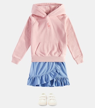 Gonna in cotone con volant | Polo Ralph Lauren Kids