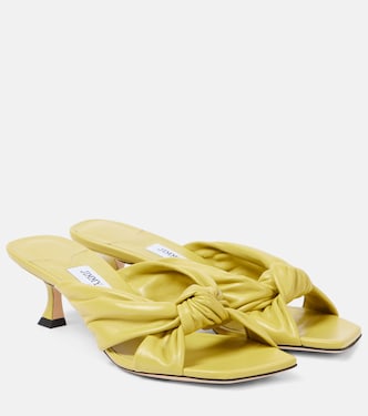 Avenue 50 leather sandals | Jimmy Choo