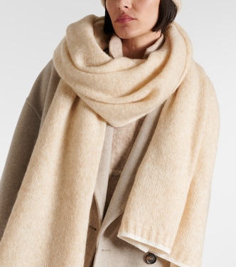 Sciarpa in mohair a trecce | Brunello Cucinelli