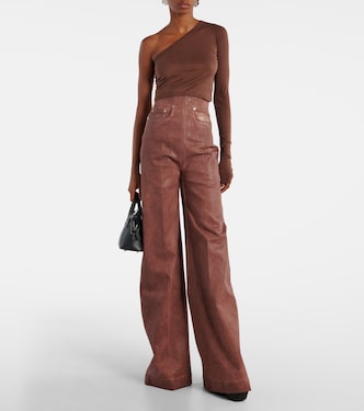 جينز واسع بخصر عال Dirt Cooper | Rick Owens