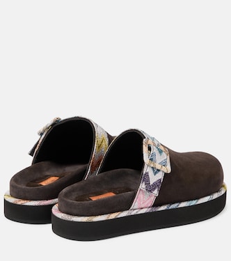 Mules in suede a zig zag | Missoni