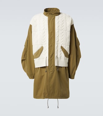 Jacke Aran aus Baumwolle mit Wolle | Junya Watanabe
