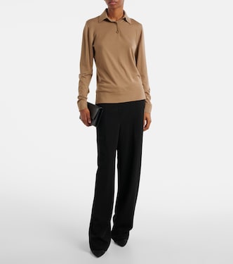 Ipanelli wool jersey polo sweater | The Row