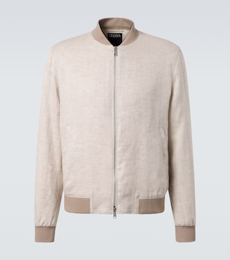 Bomberjacke aus Leinen | Zegna
