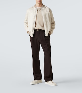 Veste bomber en lin | Zegna