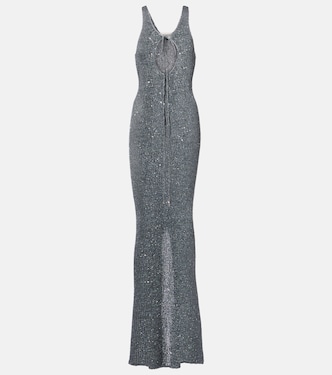 Maxikleid Jules aus Strick mit Pailletten | Bananhot