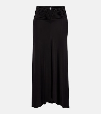 Skyla ruched jersey maxi skirt | Jade Swim