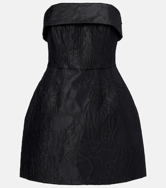 Vestido corto Petra de jacquard | Rebecca Vallance