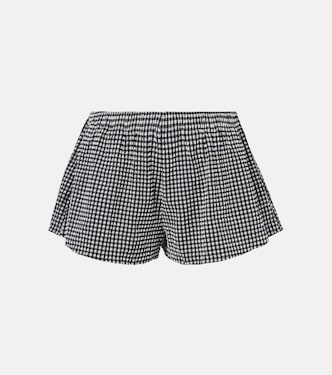 Gingham shorts | Hunza G