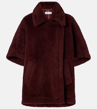 Tebe alpaca wool-blend cape | Max Mara