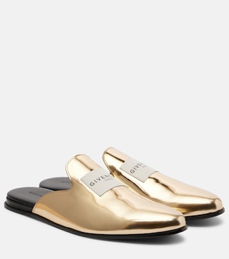 Logo mirrored leather mules | Givenchy