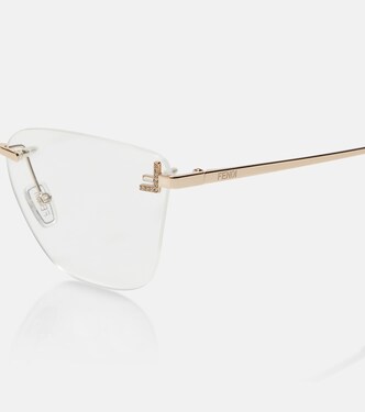 Lunettes Fendi First Crystal œil-de-chat | Fendi