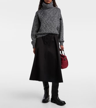 Jersey de cuello alto en mezcla de alpaca | Moncler