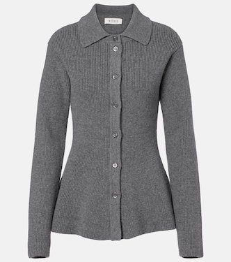 Ribbed-knit wool and cashmere cardigan | Róhe