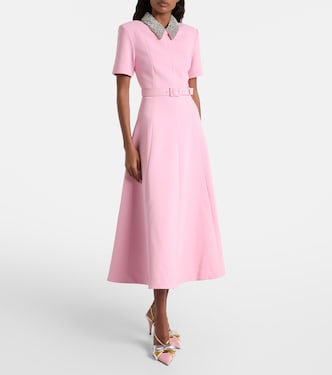 Xena embellished crêpe midi dress | Rebecca Vallance