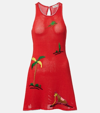 Marea embroidered cotton minidress | Staud