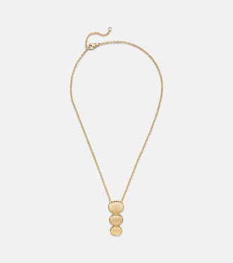 Isla Triple Oval 18kt gold chain necklace | Pamela Zamore