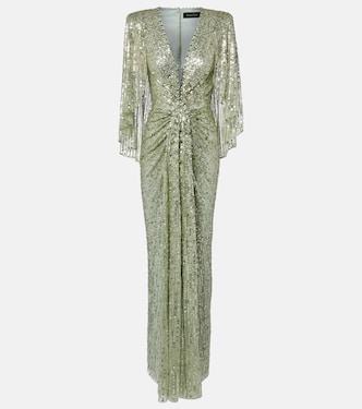 Robe Carrie mit Pailletten und Kristallen | Jenny Packham