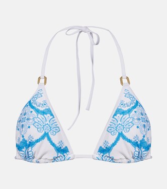 Malta printed bikini top | Melissa Odabash