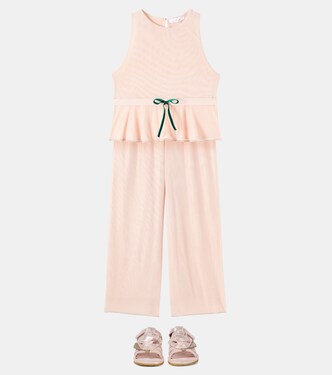 Bow-detail tulle top | Oséree Kids