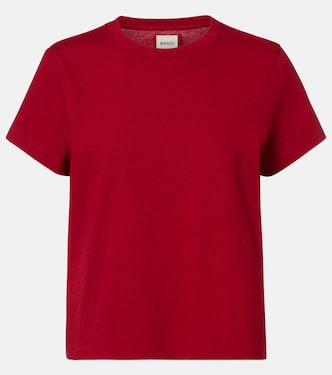 Emmylou cotton jersey T-shirt | Khaite