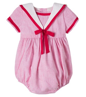 유아 - Lawrence 코튼 리넨 플레이수트 | Pepa London