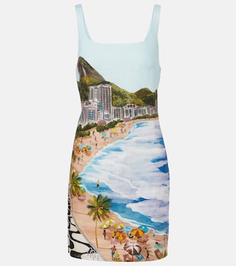 Printed linen minidress | Farm Rio