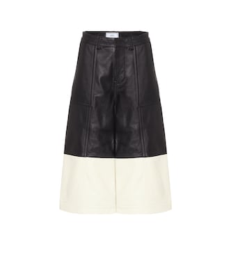 Jupe-culotte en cuir | Ami Paris