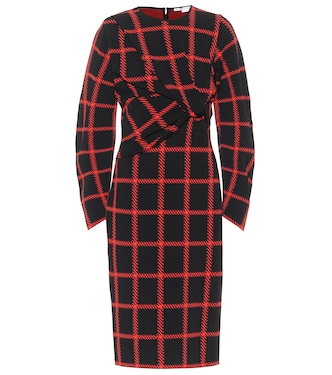 Abito midi a quadri | Stella McCartney