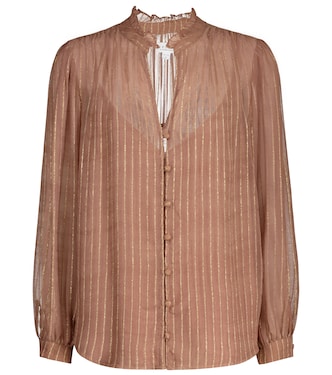 Tomei striped blouse | Velvet