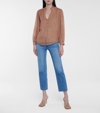 Tomei striped blouse | Velvet