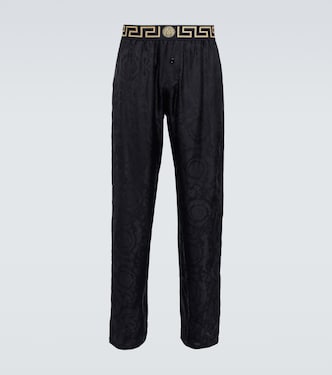 Pantaloni pigiama Barocco in twill | Versace
