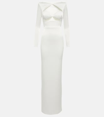 Cohan satin-crêpe cutout gown | Alex Perry