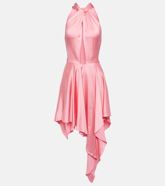 Cutout asymmetric halterneck dress | Stella McCartney