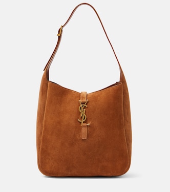 Schultertasche Le 5 à 7 Small aus Veloursleder | Saint Laurent