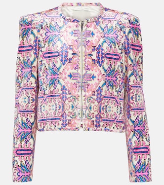 Chaqueta cropped Valian estampada | Isabel Marant