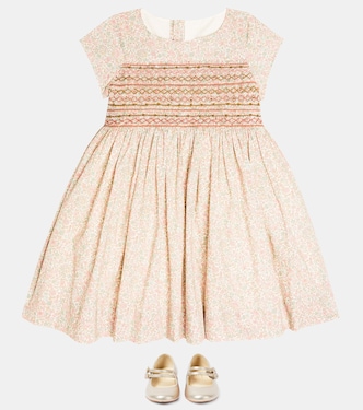Robe Duchesse en coton à fleurs | Bonpoint